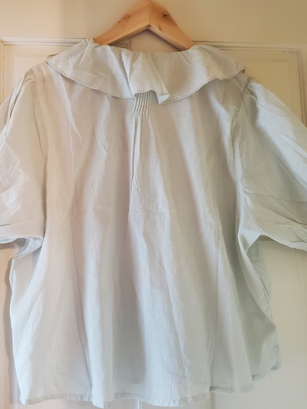 Natural Life My Favorite Cotton Top in Light Blue Size L - Picture 3 of 11